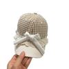 Style Lace Trim Gingham Baseball Cap With Wide Brim For Spring Summer Sun Protection