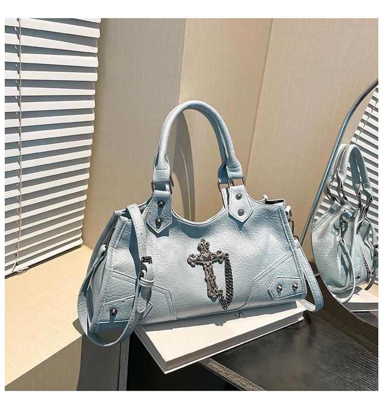 

Нишевая сумка-локомотив Женская сумка-мессенджер Сумка Женская сумка подмышку Высококлассная сумка на плечо Тренд синий