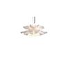 Modern Romantic Chandelier for Restaurant, Living Room, Children's Room, and Bedroom - French Flower Design