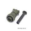 MS3106A 14S-2S 14S-2P MS3102A MS3108A MS3100A MS3101A Rundkabel Über Signal Luftfahrtstecker Steckdose mit Kabeltülle MS2504