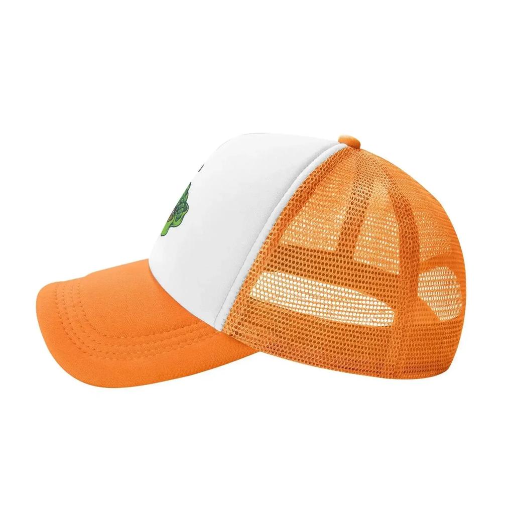 Broccoli Strong Vegetarian Mesh Trucker Cap Breathable Dad Baseball Hat for Unisex Women