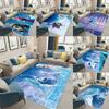  Frozen Elsa Snowflake Area Rug for Girls Bedroom Decor Princess Themed Nursery Playroom Soft Floor Mat Gift for Kids Fans