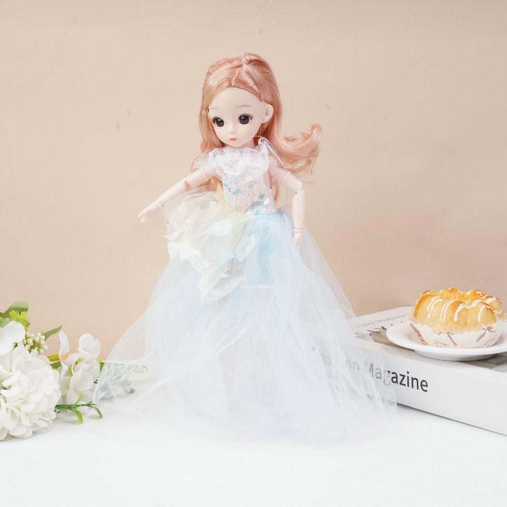 with Wig Make Up Princess Dress Up BJD Dolls Princess Makeup Ball Joint Doll  Birthday Gift