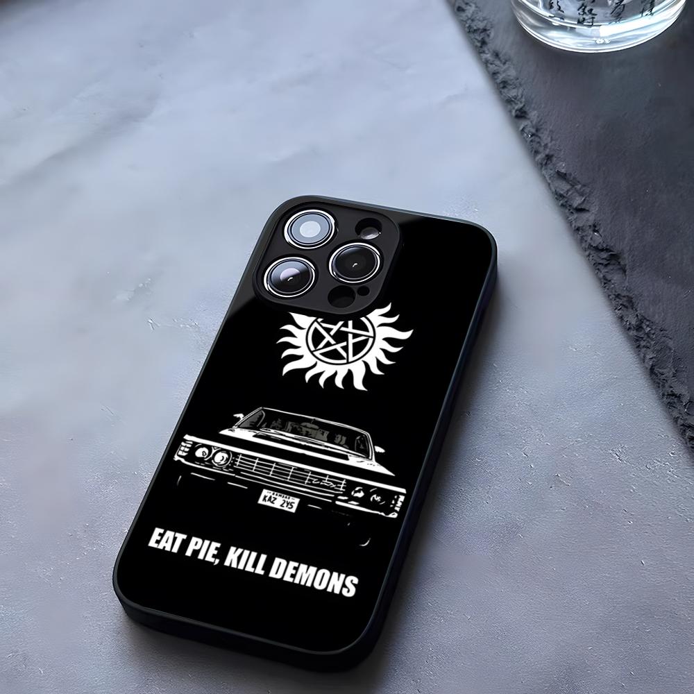 Supernatural Phone Case Tempered Glass For IPhone 17 13 14 16 12 15 11 Pro Max Plus Mini X XR SE2020 Coque