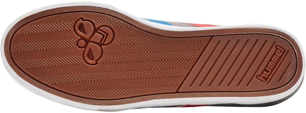 Кроссовки Hummel Slimmer Stadil Low Canvas castlerock/ribbon red/brilliant blue