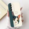Für Samsung Galaxy A17 5G Hülle SM-A716B Süßes Kaninchen Cartoon Cover Weiche TPU Handyhülle Für Samsung A17 A 17 GalaxyA17 5G Fundas
