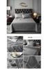 All-Season Solid Color Quilted Bedding Set with Duvet Insert and Cotton Padding