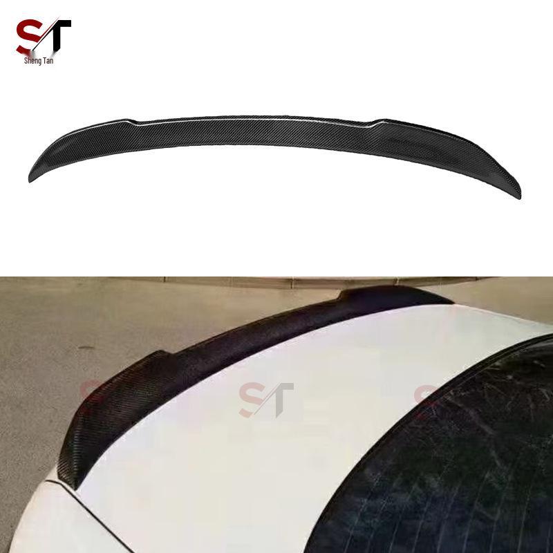 BMW 4 Series G22/G82 M4 Carbon Fiber CS Style Rear Spoiler Ducktail Diffuser
