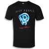 Djup lila Perfekt främling mönster tryckt T-shirt Klassisk rockband T-shirt Lämplig för både unisex och unisex att bära
