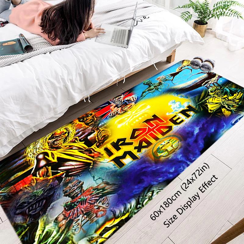 Corridor Doormat Heavy Rocks Metals Band Rugs Interior Foot Carpets Entrance Floor Mats Non-slip Yoga Rug Home Decor Prayer Mat