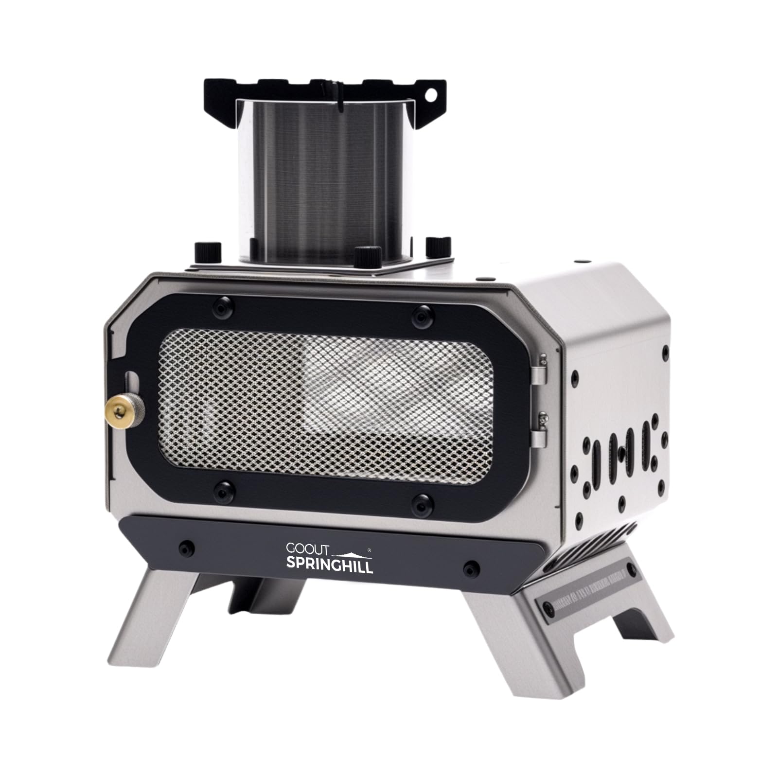 Кемпинговая плитка Springhill Держатель для благовоний Мини-печка на дровах Уличный держатель для благовоний Мини-держатель для благовоний 2.0 Складной для использования в помещении/на улице Портативный с трубой