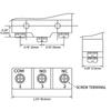 A84E-Panel Mount Plunger Micro Switch, Z-15GQ-B(LZ15-GQ-B) Universal Purpose Basic Switch
