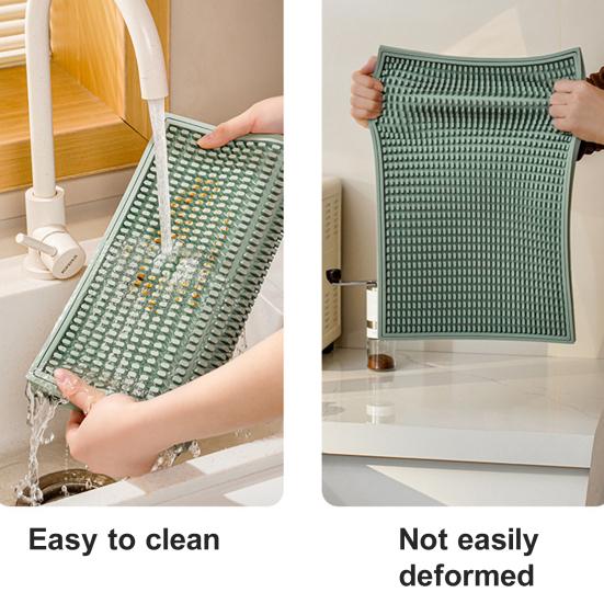 2ks silikonové protiskluzové odtokové barové podložky Moderní minimalistický design izolovaná podložka pro sklenice na víno šetrná k životnímu prostředí