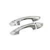 For Ford Mustang 2015- Silver Chrome Exterior Side Door Handle Strip Trim 4*