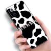 Cow Pattern Black White Phone Case For Xiaomi Redmi Note 5 6 9T K20 K40 K50 Pro 7A 8A 9A 9C 9i 10A 10C A1 S2 TPU Black Cover