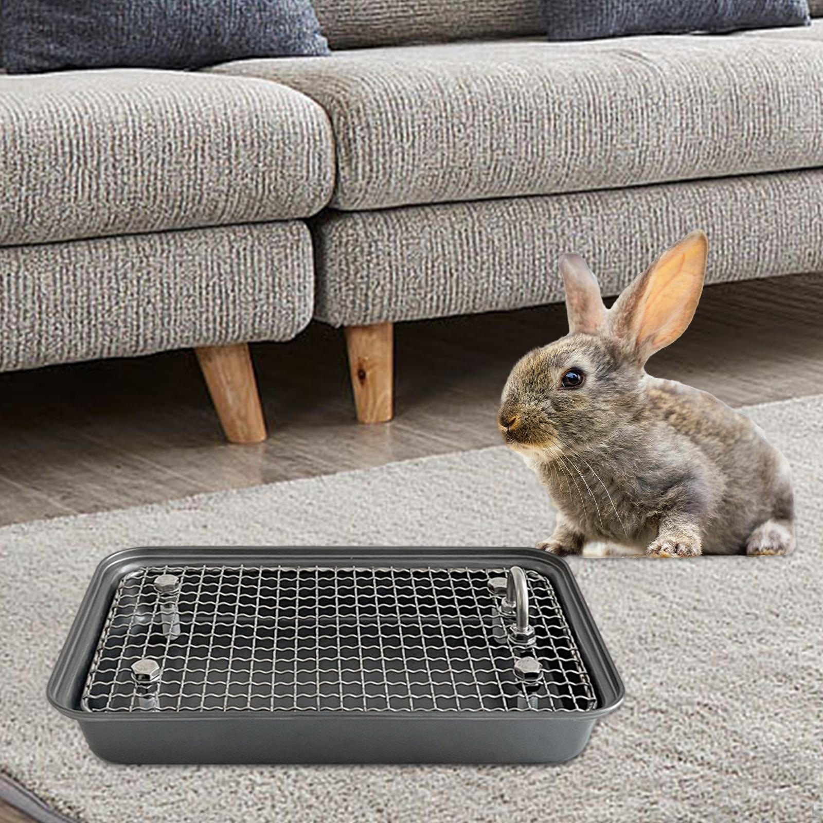 

Litter Toilet ,Small Animal Pan, Pee Pan Tray Pet for Hamster, Other Animals сірий колір