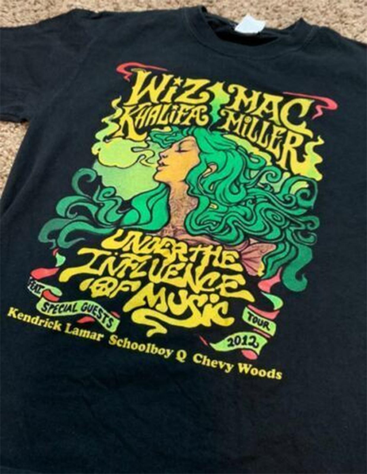 Wiz Khalifa Tour Black T Unisex T-Shirt S