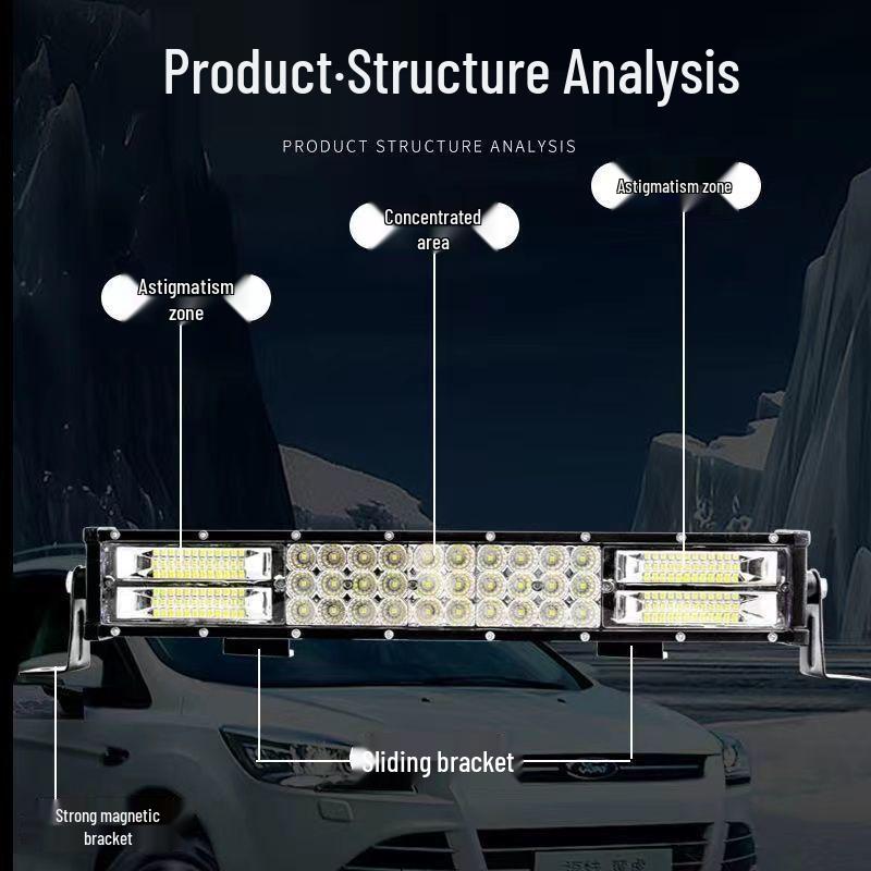 Suitable for Shacman G7C7HG5G Truck Headlight Assembly, Waterproof, Ultra-Bright High-End Spotlight