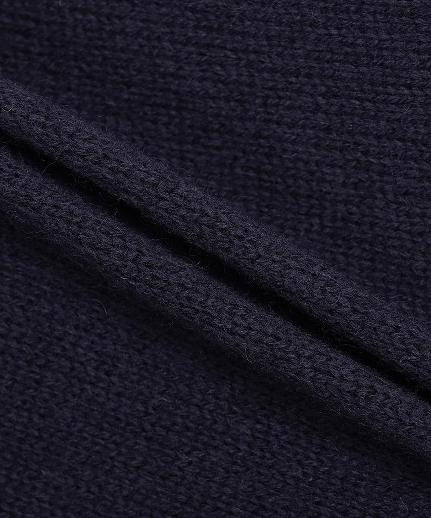 BROOKS BROTHERS Tennis V-Neck Sweater (Navy) (Bbwnmf4522Qef)