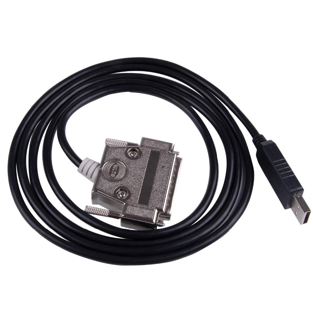 FTDI Chip Usb To RS232 25 Pin DB25 Male Connector Serial Adapter Cable CNC Controls Programming Cable Compatib