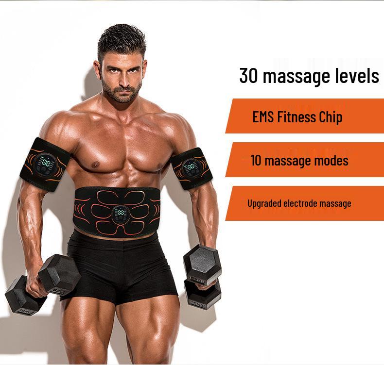 EMS Muscle Stimulator Abdominal Exerciser Waist Belt for Full-Body Fitness and Strength Training.