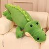 100-130cm Stuffed Animal Large Size Alligator Plush Toy Simulation Crocodile Dolls Kawaii Ceative Pillow for Children Xmas Gifts