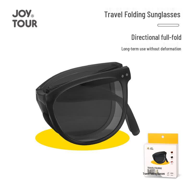 JOYTOUR Portable Folding UV Protection Sunglasses чернил черный