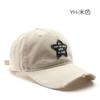 Retro Women's Personalized Patch Alphabet Cap Outdoor Men's Travel Sunscreen Sunshade Sun Hat Baseball Cap