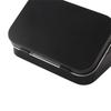 Tin Jewelry Coin Organizer Key Organizer Black Black Storage Box Card Case Metal Empty Box Candy Box