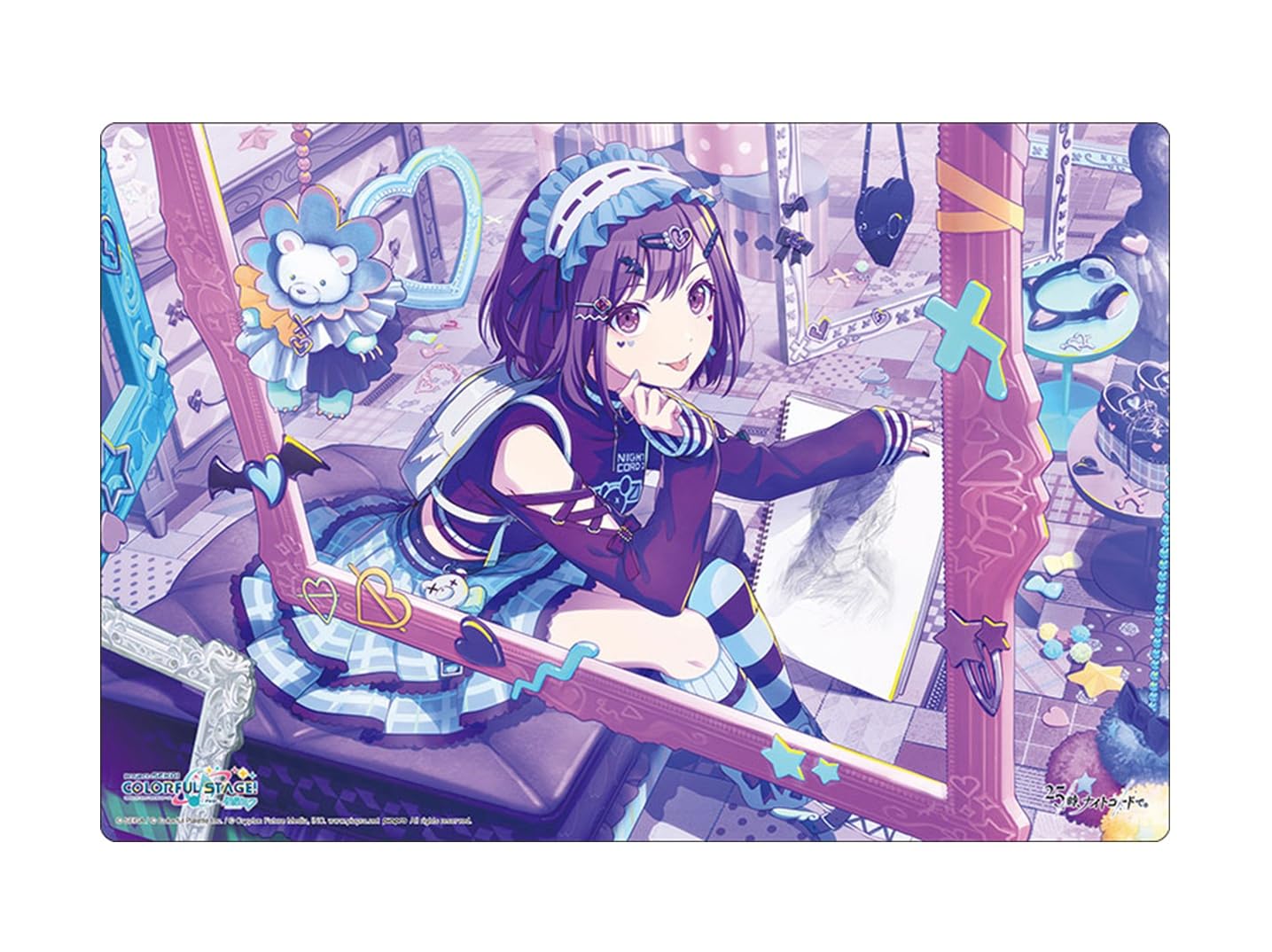 

Bushiroad Rubber Mat Collection V2 Project Sekai Colorful Hatsune Miku Vol.1988 Stage! feat. Shinonome Ena фиолетовый