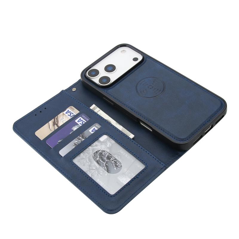Detachable 2 in 1 Wallet Phone case Cover for iPhone 17/17 Air/17 Promax, for Galaxy S25 Edge Book Flip case Bag For iPhone 16&Case & Strap&Opp Bag