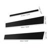 Fits Honda Accord 2008-12 Pillar Posts Cover Door Trim Window Decal Piano Black