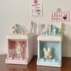 MINKYS Creative House Shape Doll Storage Box&Pen Holder Multifunctional Desktop Organizer School Office Stationery