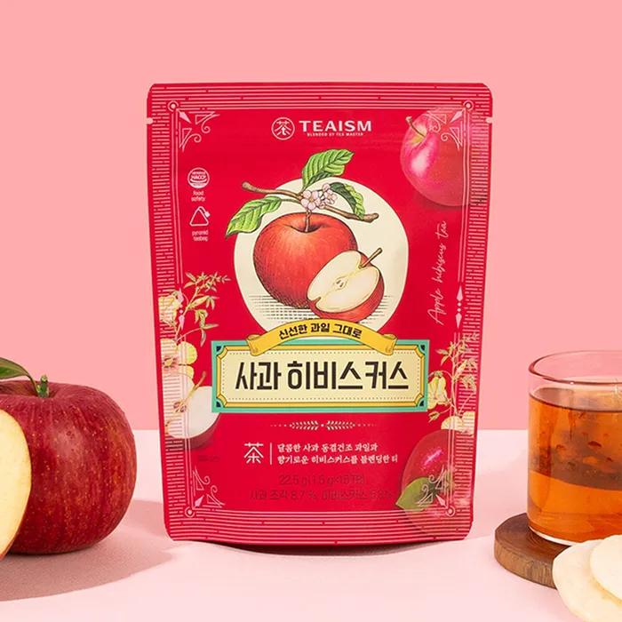 

Фруктово-травяной чай Яблоко Гибискус 15 чайных пакетиков