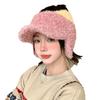 Autumn and winter hats, women's ear protectors, large brim, small face, empty cap, fleece and thickened thermal cap.