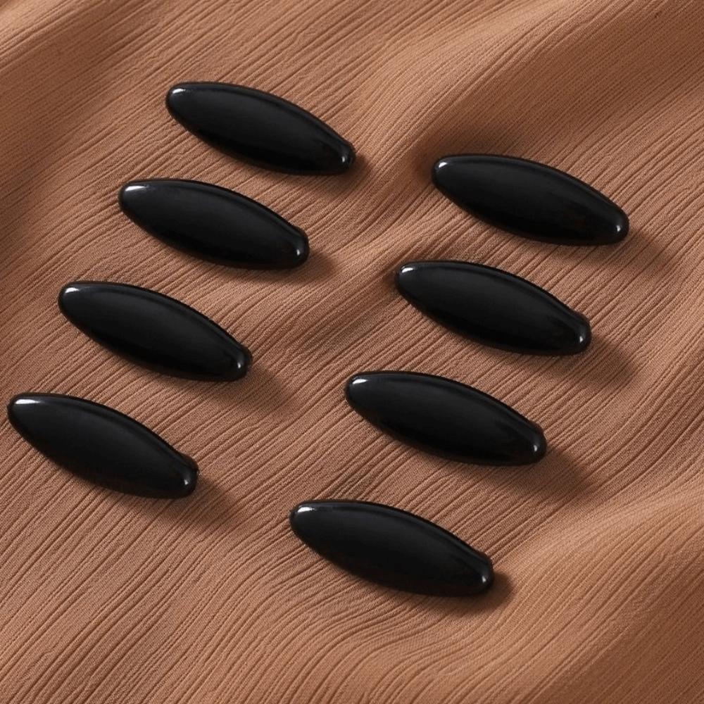 

8pcs/set High Quality Solid Color Plastic Brooch Needle Elegantly Fix Scarf Safety Pin Scarf Accessory Brooch
