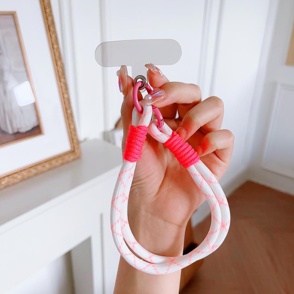 Fashion Mobile Phone Lanyard Rope For iPhone 17 Pro Max Wrist Strap Anti-drop Cord Decoration Pendant Multi-purpose Hanging Cord