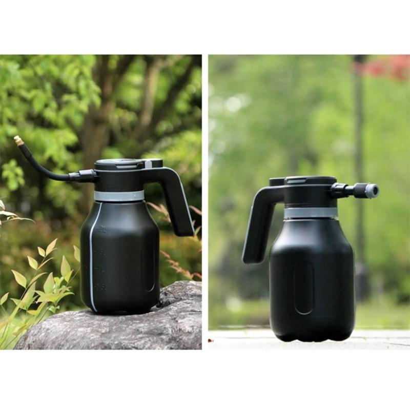 2L Electric Sprayed Bottle With Long Handle For Garden And Indoor Plant Flowers Watering Plastic Lightweight Design