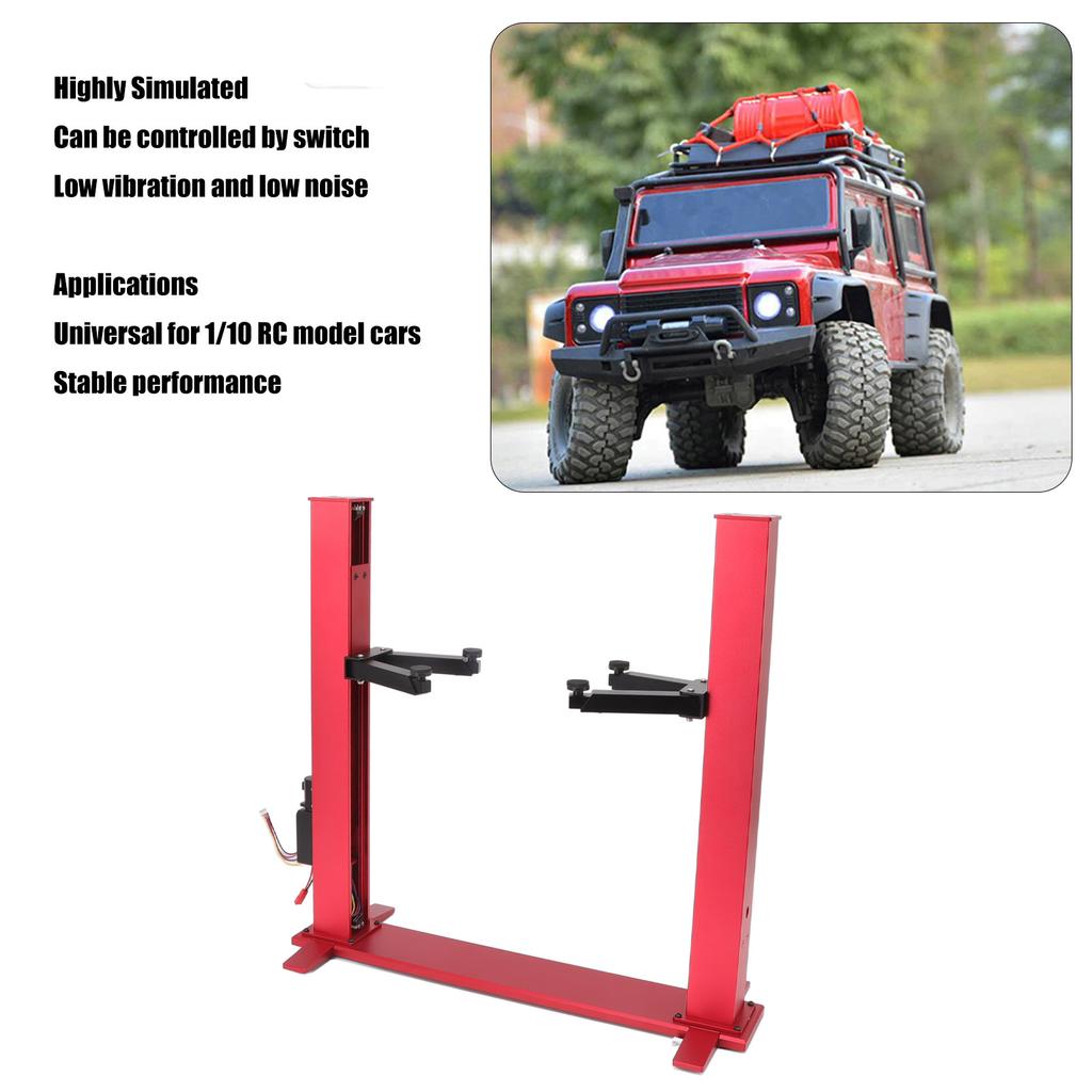 RC Car Repair Stand   Simulation Aluminum Alloy RC Electric Lift for 1Celsius10 RC Vehicle