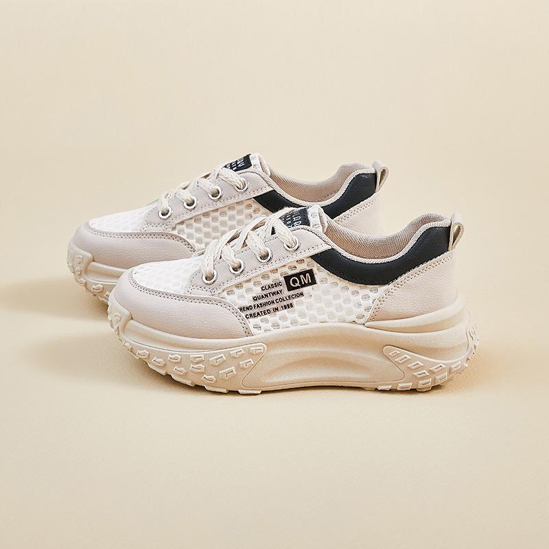 

Новые кроссовки для студентов, спортивные, на толстой подошве, увеличивающие рост, повседневные и дышащие 40 чёрный