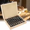 8pcs 14-25mm HSS Drill Bits Black Drill Bit Set Durable High Speed Steel Drill Bits  Metal