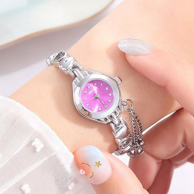 Ceas Retro Quartz Pentru Femei, Clasic Roman, Ceasuri Damă cu Brățară, Ceas de Mână Fashion de Înaltă Calitate, Ceas de Mână pentru Femei