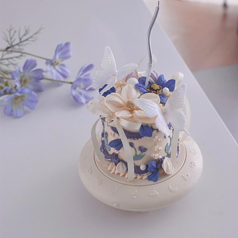 Automatic Rotating Dessert Sushi Display Stand for Cakes and Parties