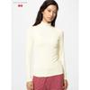 Uniqlo ExTra Warm HeaTTech Cashmere Blend Ribbed Mock Neck T shirT