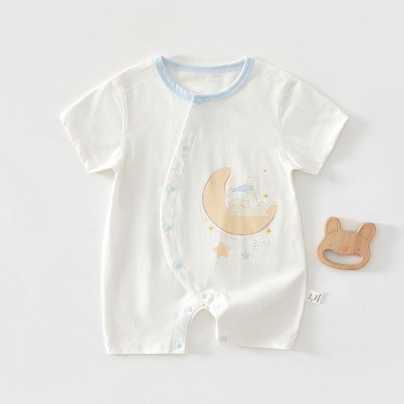Dünner Stil Sommer Baby Strampler Kurzarm Body für Neugeborene