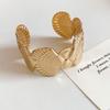 Metal Ocean System Pleated Starfish Open Bracelet Niche Ins Wind Bracelet Light Luxury High-end Jewelry Women