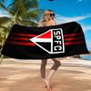 Pau-lo Fc Emblem Printed Microfiber Beach Towel, Soft And Absorbent, Quick-Dry, Ideal for Summer Travel, Beach Essential, Swimming Pool
