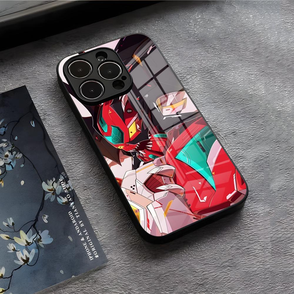 Manga Mazinger Z Anime Phone Case For IPhone 17 Air 16 E Pro Max 15 14 13 Mini 12 Pro 11 Max Plus Black Glass Cover
