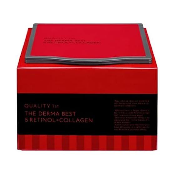 Quality 1st The Dermabest 5 Retinol + Collagen (20 pieces) Face Pack Sheet Mask/Aging (Retinol) Made in Japan