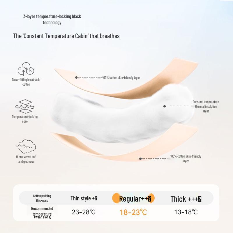 Thickened Cotton-Padded Baby Sleeping Bag with Footed Design for Autumn & Winter